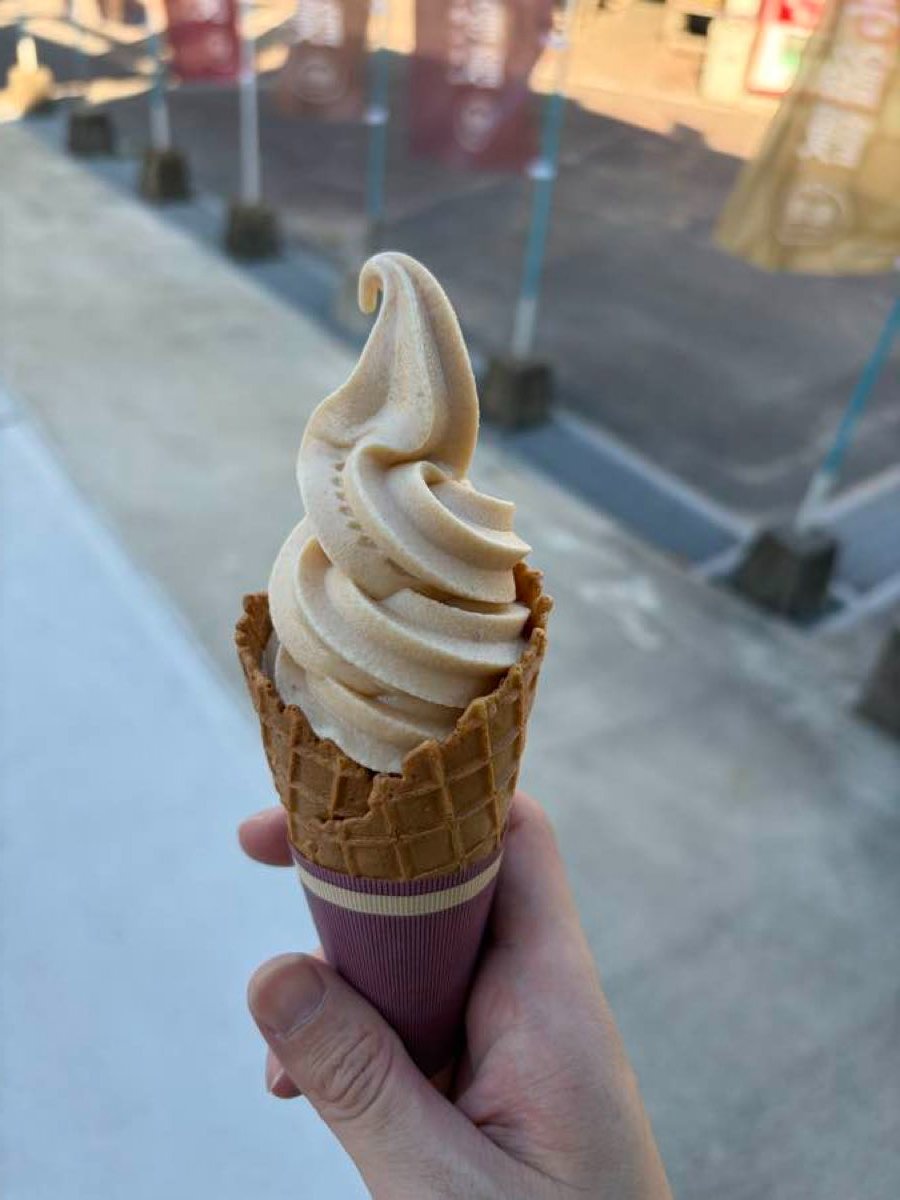 道の駅大和の松梅ほし柿ソフトクリーム